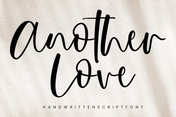 Another Love Font Poster 1