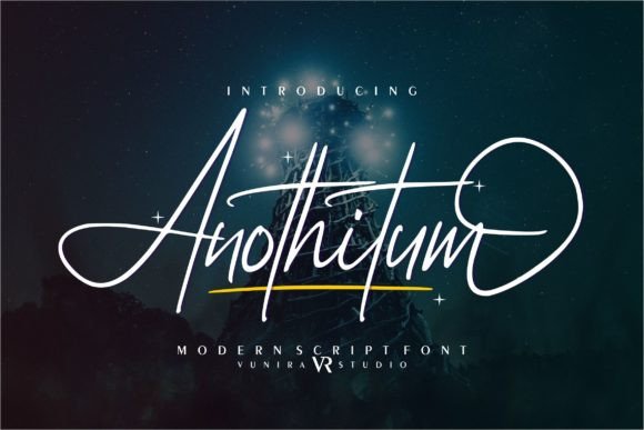 Anothitum Font Poster 1