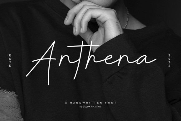 Anthena Font Poster 1