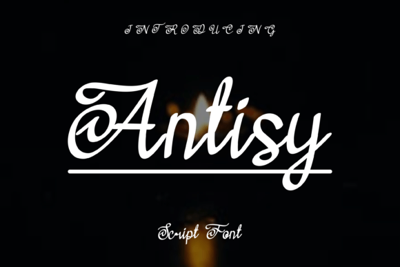 Antisy Font Poster 1