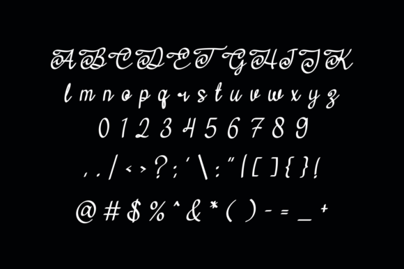 Antisy Font Poster 2