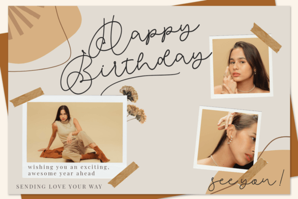 Anya Beautique Font Poster 3