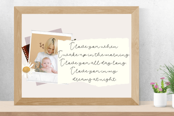 Anya Beautique Font Poster 4