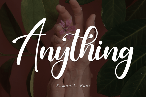 Anything Font Poster 1