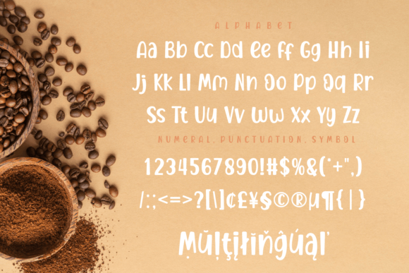 Apple Latte Font Poster 5