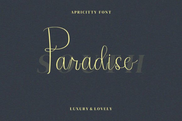 Apricitty Font Poster 9