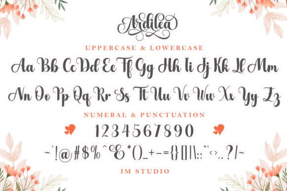 Ardilea Font Poster 5