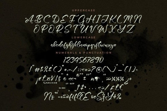 Arettolesa Font Poster 13