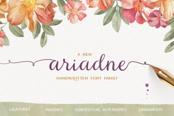Ariadne Font Poster 1