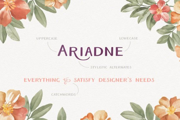 Ariadne Font Poster 3