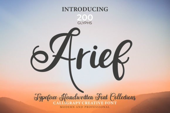 Arief Font Poster 1