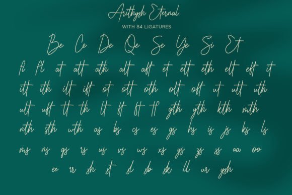 Arithysh Eternal Font Poster 11