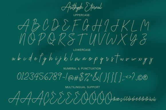 Arithysh Eternal Font Poster 10