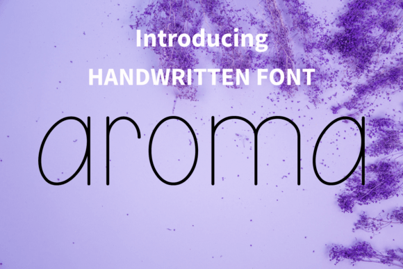 Aroma Font Poster 1