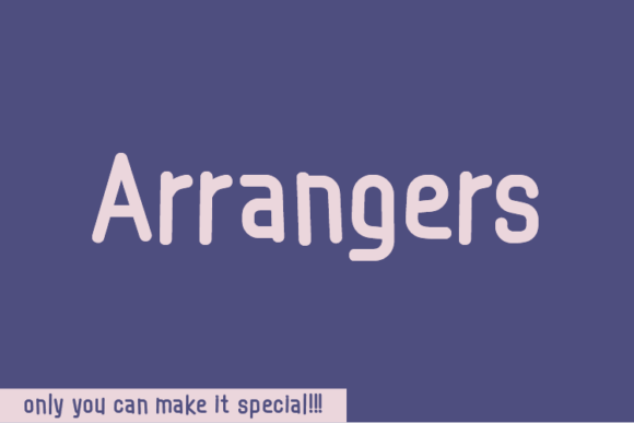 Arrangers Font