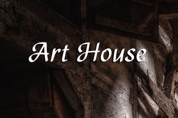 Art House Font Poster 1