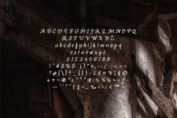 Art House Font Poster 4