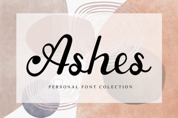 Ashes Font Poster 1