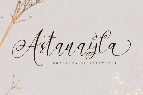 Astanayla Font Poster 1