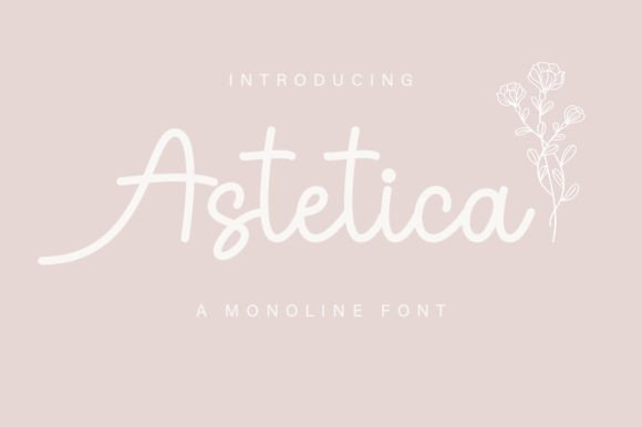 Astetica Font Poster 1