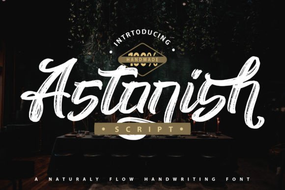 Astonish Font Poster 1