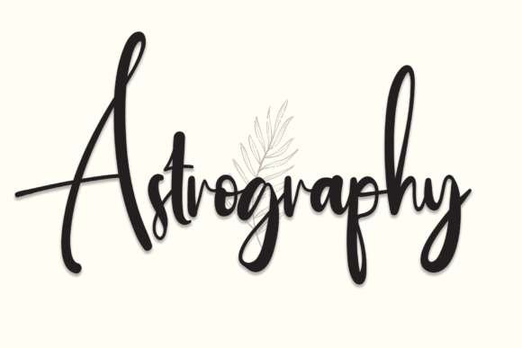 Astrography Font