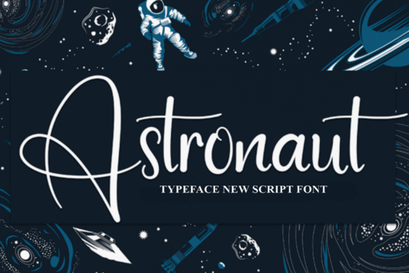 Astronaut Font Astronaut Font Poster 1
