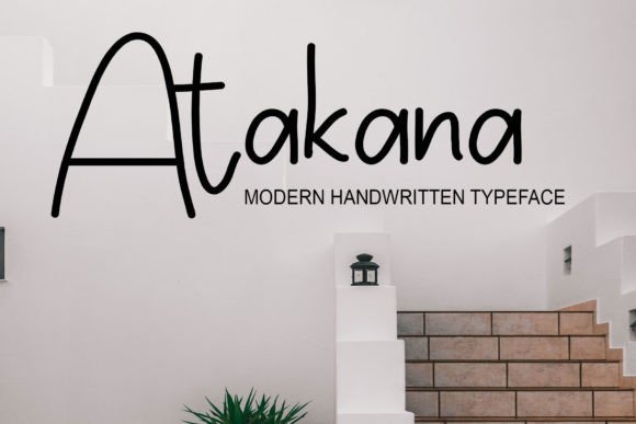 Atakana Font Poster 1