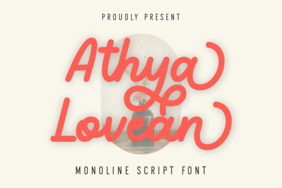 Athya Lovean Font Poster 1