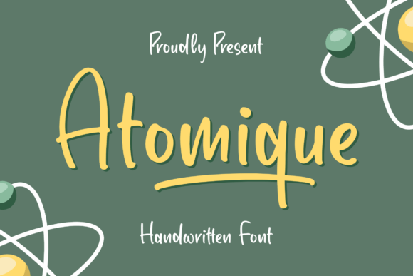 Atomique Font Poster 1