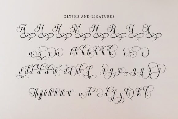 Aubgane Font Poster 9