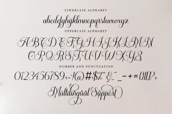 Aubgane Font Poster 10