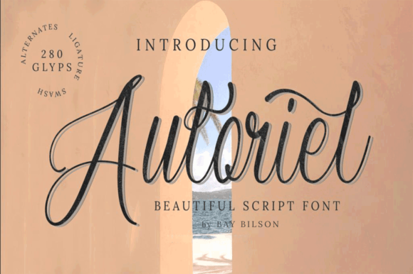 Auloriel Font Poster 1