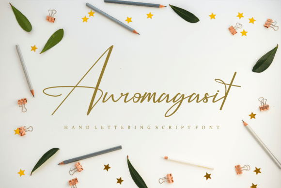 Auromagasit Font Poster 1