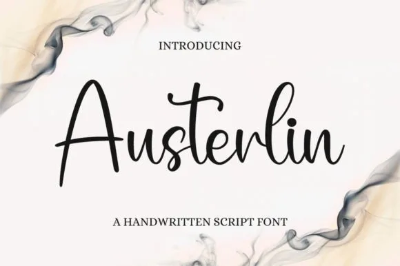 Austerlin Font Austerlin Font Poster 1