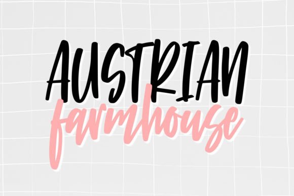 Austrian Farmhouse Font