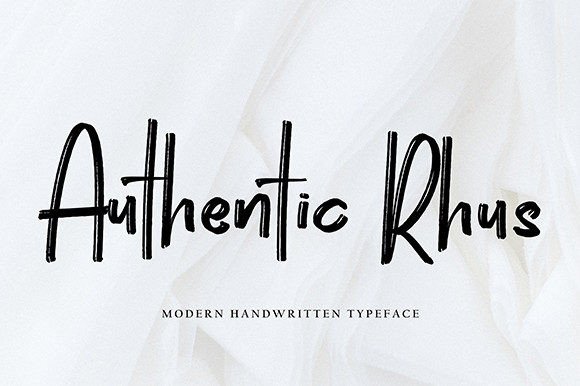 Authentic Rhus Font
