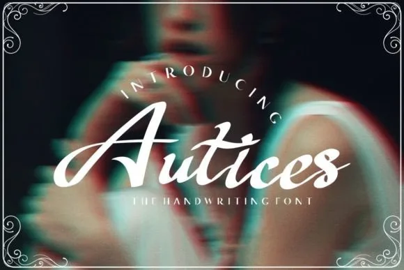 Autices Font Autices Font Poster 1