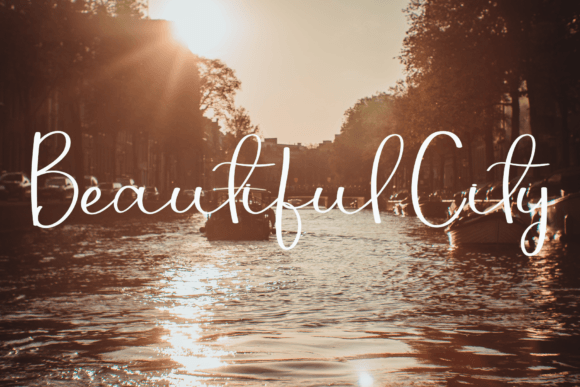 Autum Christmas Font Poster 4