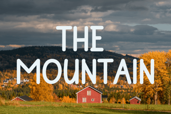 Autum Farmhouse Font Poster 2