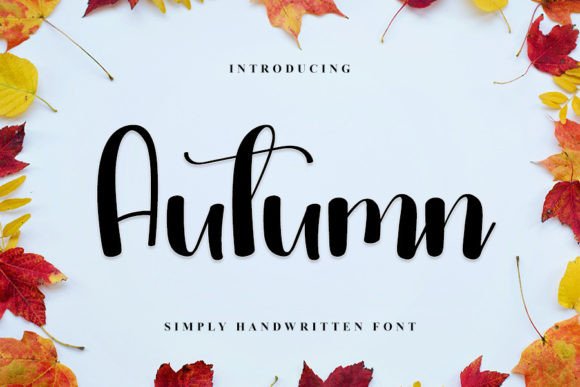 Autumn Font Poster 1