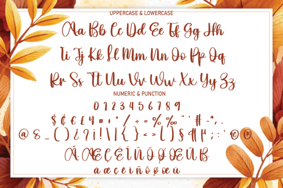 Autumn Font Poster 7