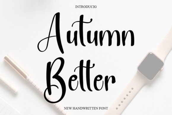 Autumn Batter Font Poster 1