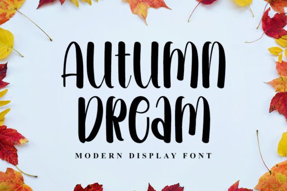 Autumn Dreams Font Poster 1