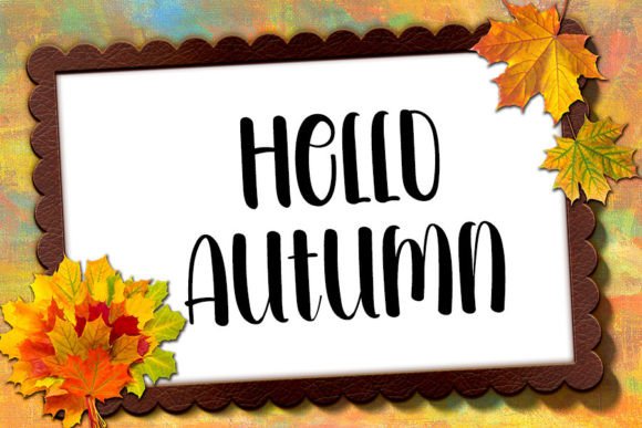Autumn Dreams Font Poster 4