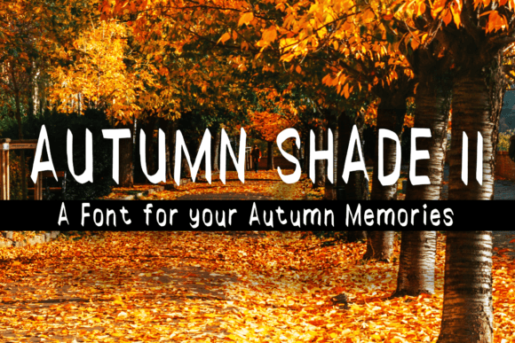Autumn Shade Ii Font Poster 1