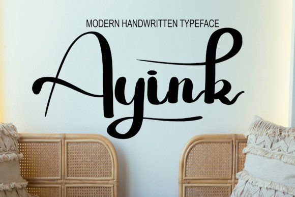 Ayink Font Poster 1