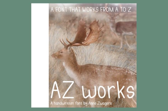 Az Works Font Poster 1