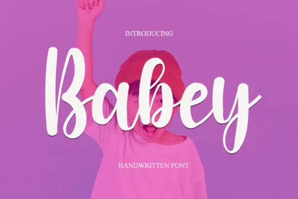 Babey Font Babey Font Poster 1