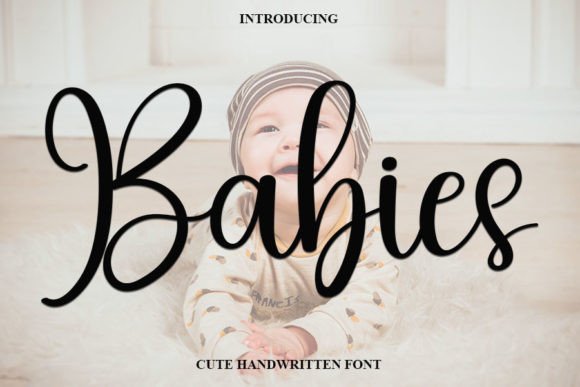 Babies Font Poster 1